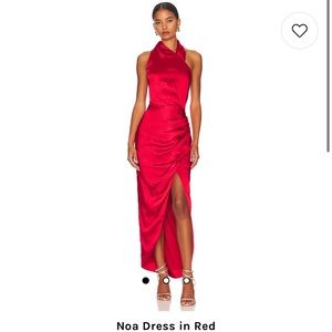 Noa Dress in Red Revolve Size Small Elliatt